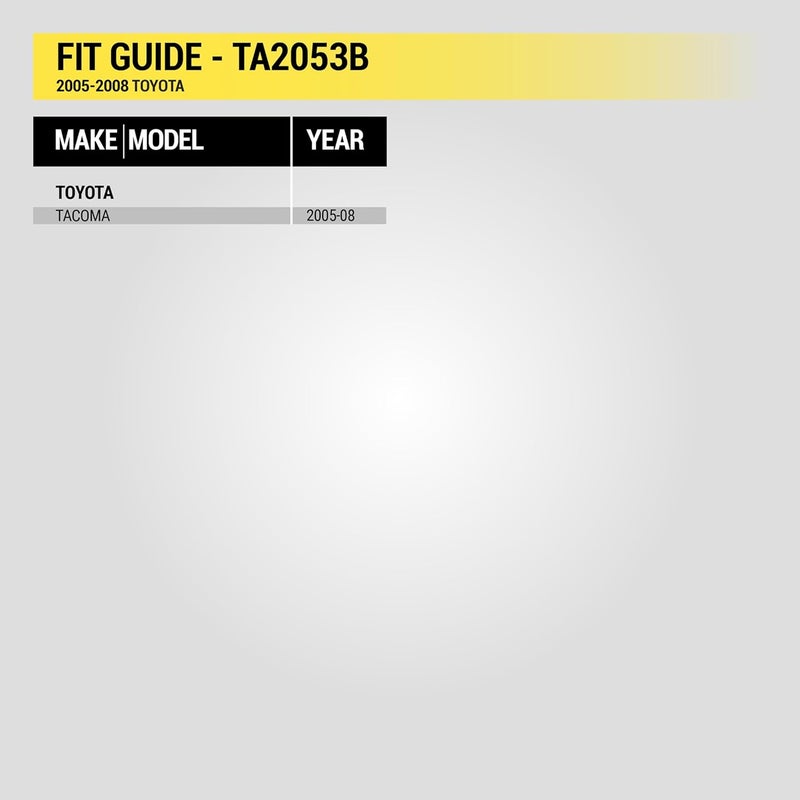 Scosche TA2053B Double DIN Radio Install Dash Kit Compatible with Select 2005-2008 Toyota Tacoma - Aftermarket Car Stereo Installation Kit - See Fit Guide in Images to Verify Vehicle Compatibility - Image 3
