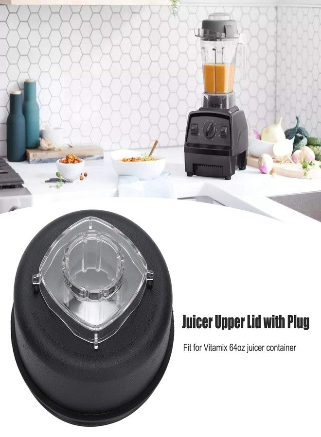 زيروديس غطاء علوي للخلاط مع سدادة، ملحقات بديلة للعصارة، مصنوع من المطاط والبولي كربونات والبلاستيك، مناسب لحاوية فيتاميكس سعة 64 أونصة للاستخدام المنزلي - Image 3