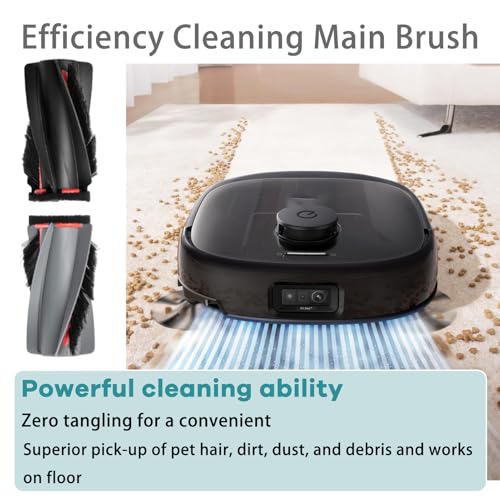 Chuancheng 14 Pack Replacement Kits for eufy E25 Omni / E28 Omni Robot Vacuum Cleaner, Accessories Parts with 1 Main Brush, 2 Roller Mop, 6 Side Brushes, 4 Dust Bags - Image 3