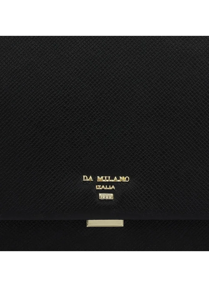 Da Milano  Genuine Leather Black Sling Bag for Women | Best Price UAE