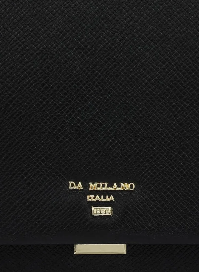 Da Milano  Genuine Leather Black Sling Bag for Women | Best Price UAE
