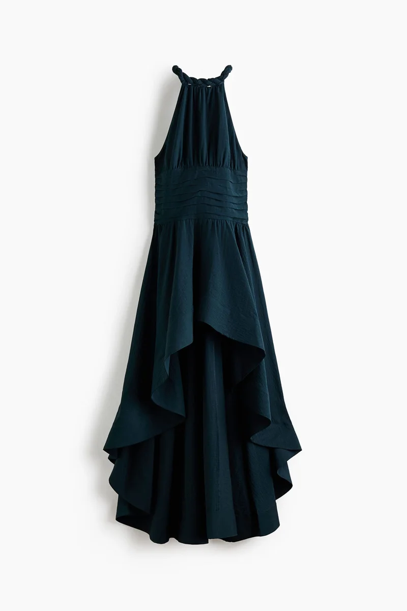H&M  Rope-detail high-low dress for Women | Best Price UAE