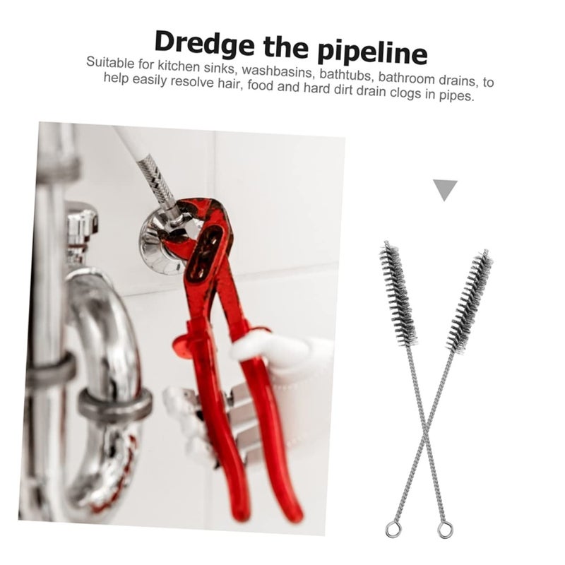 10Pcs Stainless Steel Tube Cleaning Brushes Set Lab Small Wire Brush Tools - Image 3