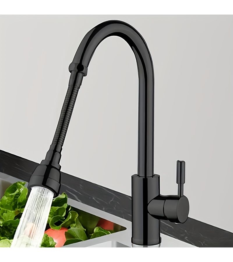 V Shape Kitchen Faucet Extender 1 Set Three Speed Rotating Spout - Image 4