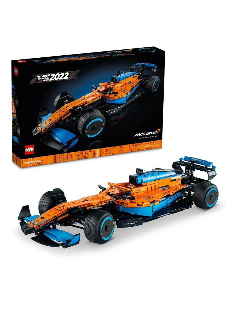 LEGO Technic McLaren Formula 1 Race Car 42141 - Detailed Model Building Kit for Adults, Collectible 1432-Piece Set - Image 1