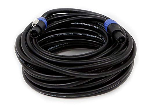 Monoprice 25ft 12AWG 2-conductor Speakon Type NL4FC Female to Speakon Type NL4FC Female Cable - Image 3