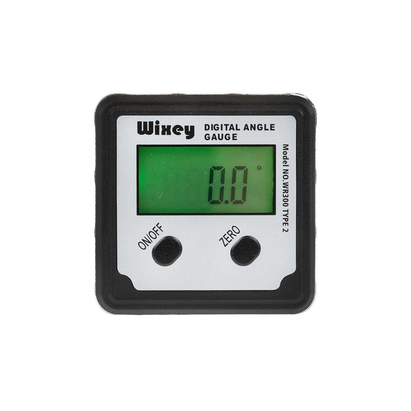 Wixey WR300 Digital Angle Finder Gauge with Magnetic Angle Finder Base and Backlit Digital Display Angle Ruler - 180 Degree Digital Electronic Level Accessory for Woodworking Tools - Image 1