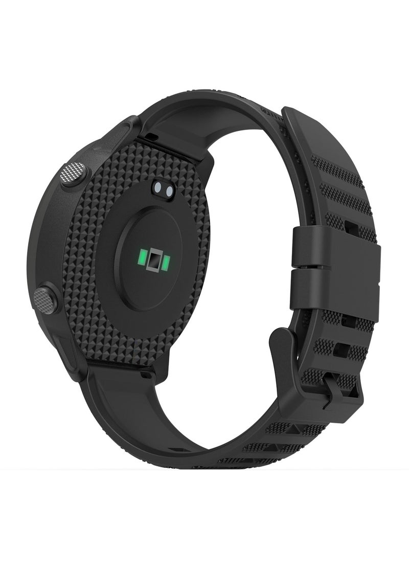 Blackview - X5 1.3” inch Smart Watch for Men Women,9 Professional Sports Modes Fitness Tracker Heart Rate Monitor Watch,IP68 Waterproof Sport Two Strap (Black – Red) - Image 1