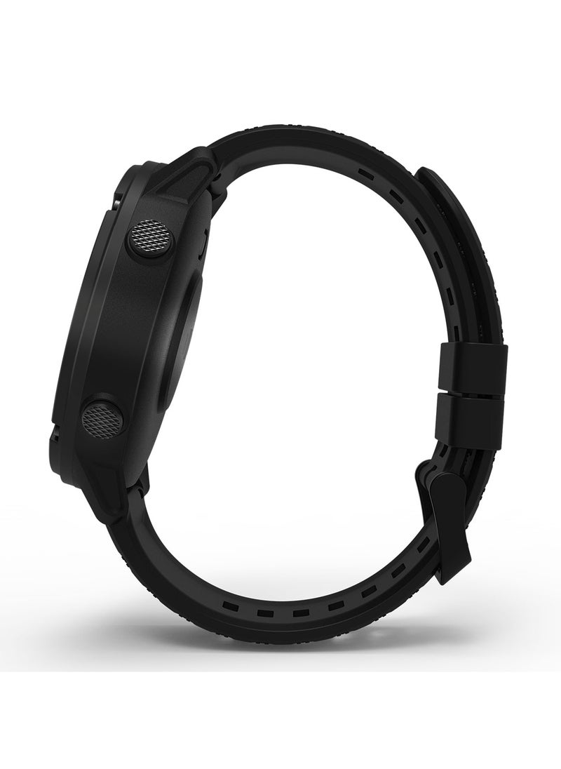Blackview - X5 1.3” inch Smart Watch for Men Women,9 Professional Sports Modes Fitness Tracker Heart Rate Monitor Watch,IP68 Waterproof Sport Two Strap (Black – Red) - Image 1