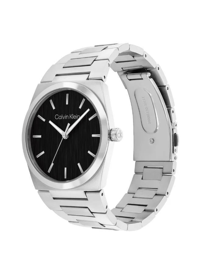 Calvin Klein  Stainless Steel Quartz Basic Slim Watch for Men | Best Price UAE