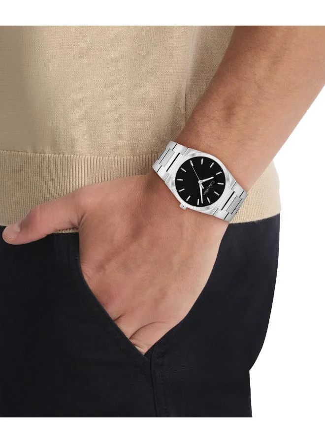 Calvin Klein  Stainless Steel Quartz Basic Slim Watch for Men | Best Price UAE