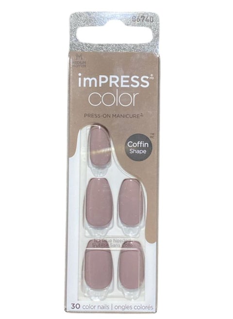 imPRESS Color Press-on Manicure IMC507C Dusk Till Dawn 30 color nails Coffin Shape