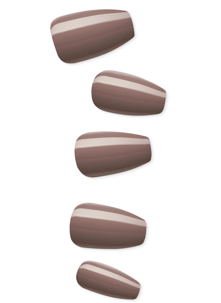 KISS - imPRESS Color Press-on Manicure IMC507C Dusk Till Dawn 30 color nails Coffin Shape - Image 1