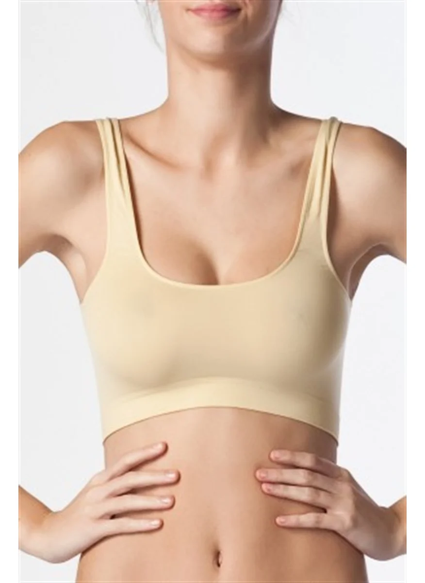 ليزا 660 Combed Cotton Padded Wide Strap Half Undershirt