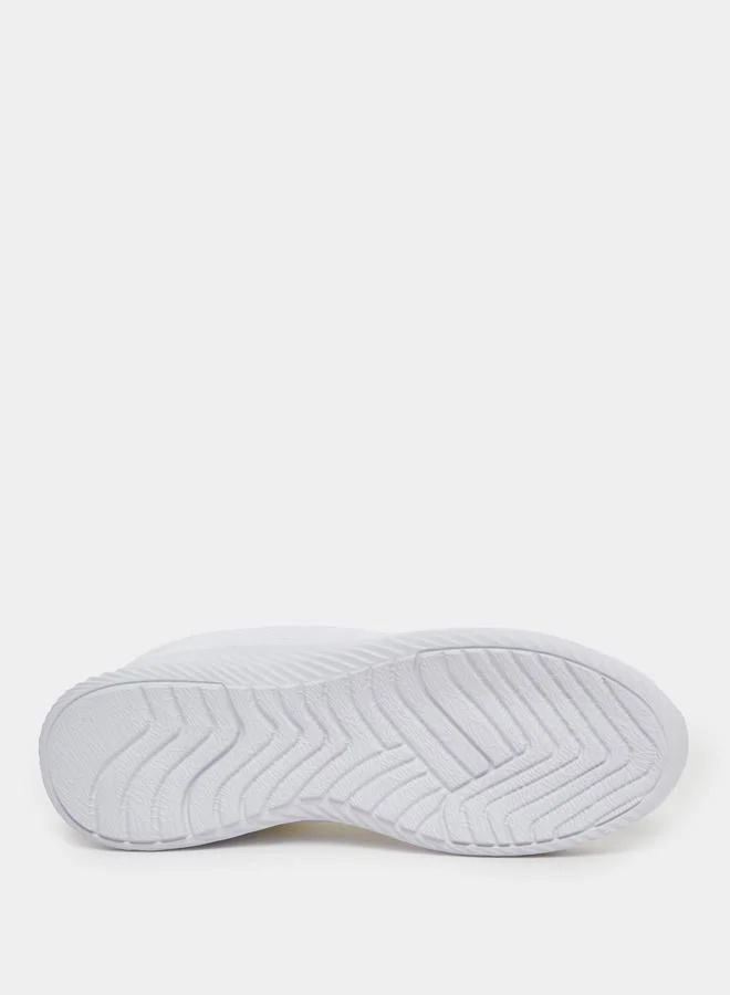 Styli Styli Mesh Textured Lace Up Sneakers