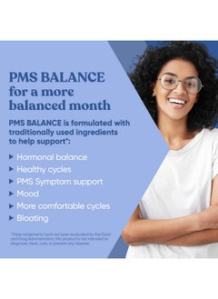 Eu Natural Balance Pms Vitamins For Women Hormone Balance For Women Menstrual & Pms Relief Primrose Oil Black Seed Oil & Dim 60 Liquid Softgels  - Image 3