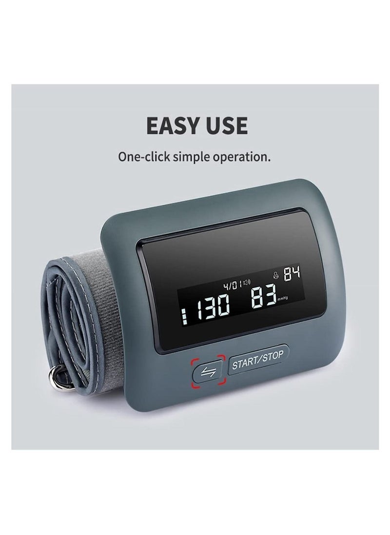 DMG TECH - Blood Pressure Monitor, Bluetooth Upper Arm Blood Pressure Monitor Works,LCD Display Large Screen Fully, Automatic Accurate Readings Adjustable bp Cuff, Voice Prompt, Irregular Heartbeat Detection - Image 1