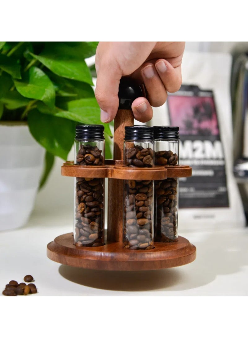 general Coffee bean sub-bottle tea smelling bottle storage display rack one-way exhalation valve storage bottle - Image 2