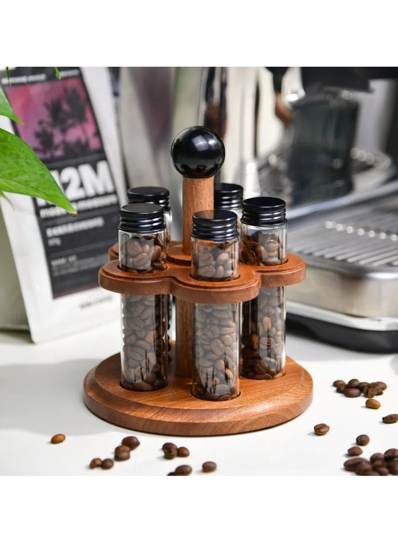 general Coffee bean sub-bottle tea smelling bottle storage display rack one-way exhalation valve storage bottle - Image 1