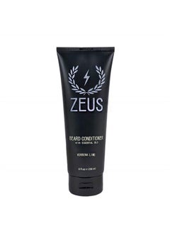 Zeus Beard Conditioner Wash, Green Tea & Natural Ingredients to Cleanse & Soften Beard – MADE IN USA (Verbena Lime) 8 oz.  - Image 1