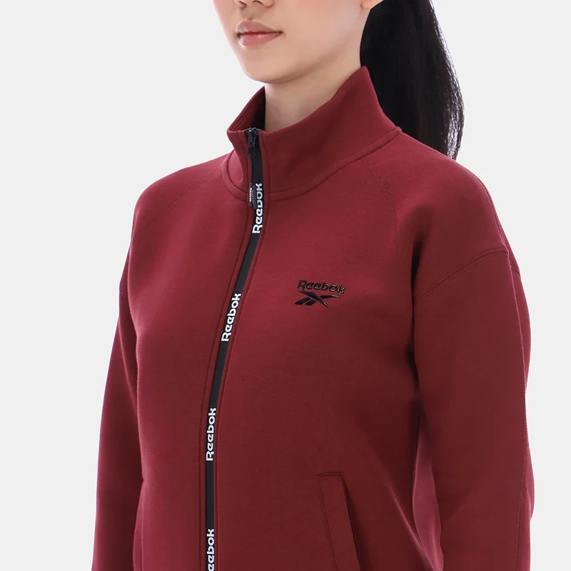 Reebok Classic Burgundy Reebok Zip Trough Women's Track Top for Women | Best Price UAE