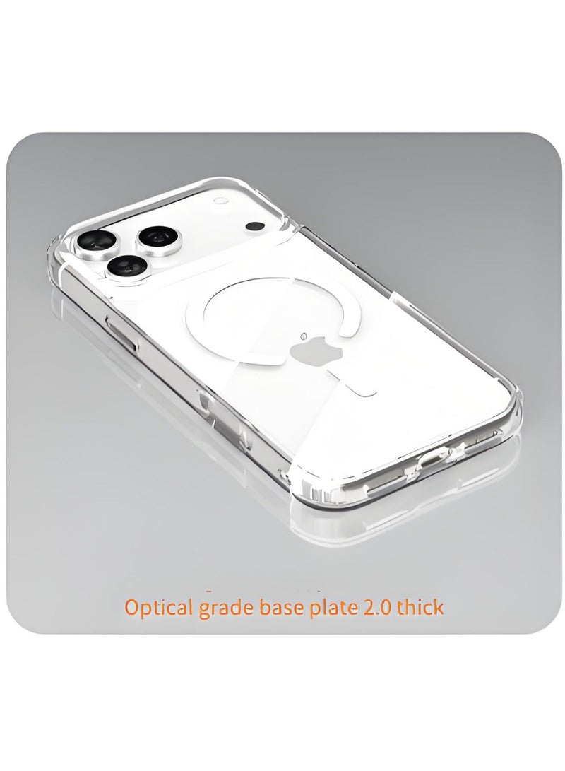 ThangCore Iphone17，3 in 1 TPU + PC Overmolding Magnetic Creative Design Phone Case - Image 5