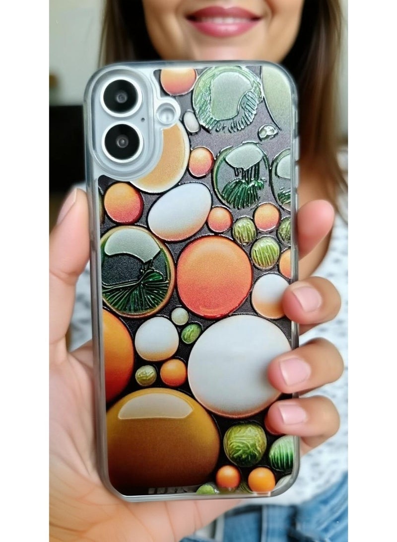 ThangCore Iphone17，3 in 1 TPU + PC Overmolding Magnetic Creative Design Phone Case - Image 2