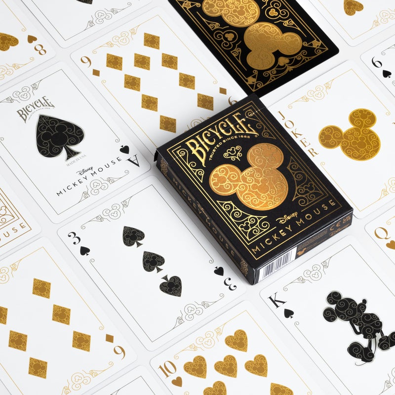 Bicycle Disney Mickey Mouse Inspired Black and Gold Playing Cards by Bicycle - Image 2