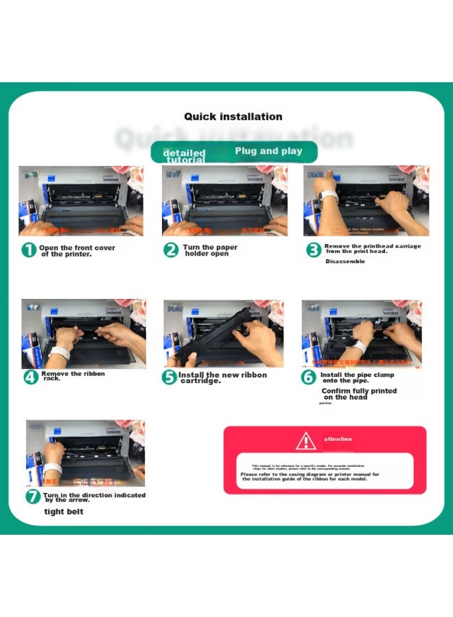 Niko N Lq630k Black Ribbon (pack Of 5) (compatible With Epson Lq630k/lq635k/lq730k/630/735k) - Image 2