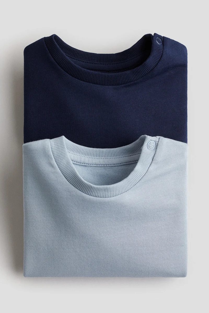 H&M 2-pack cotton sweatshirts