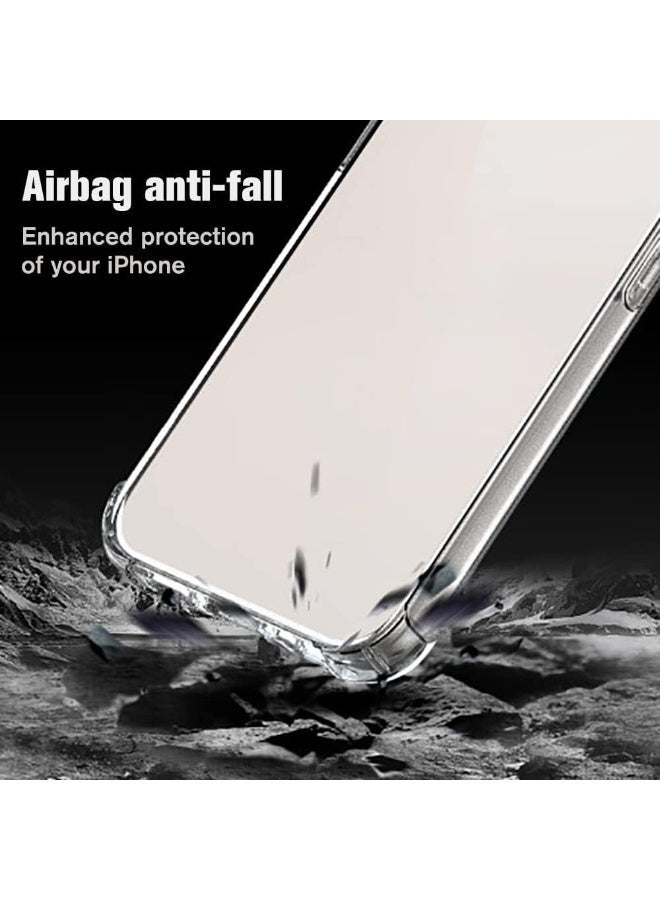 موز Back Cover for iPhone 14 Pro Transparent Mobile Back Case Shock Proof Design Camera Edges Protection Crystal Clear Phone Case Silicon Soft TPU (iPhone 14 Pro) - Image 2