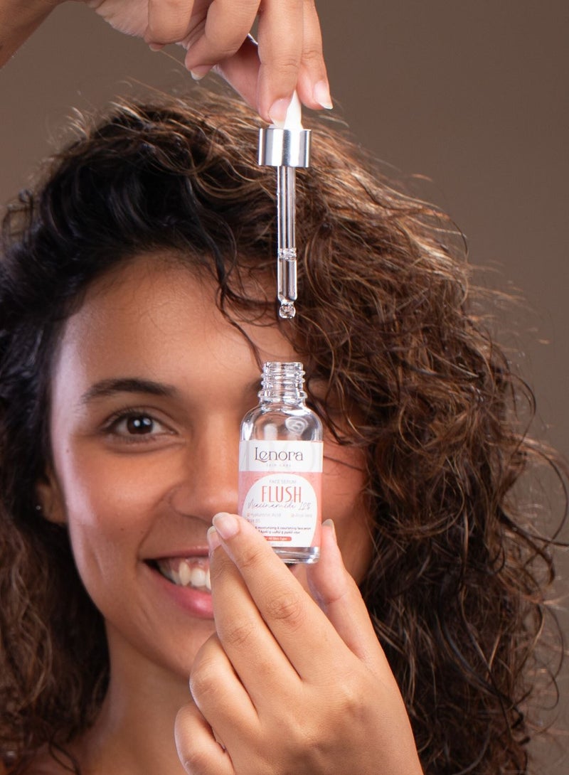 Lenora Flush Serum with 12% Niacinamide – Brightening & Pore Minimizing – 30ml