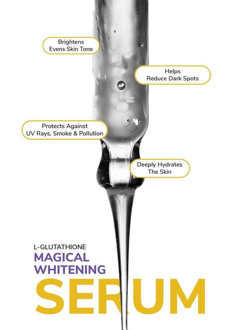 Malika L Glutathione Glowing Korean Serum 3ml | Trial Size | Dark Spot Serum | Korean Skin Care - Image 2