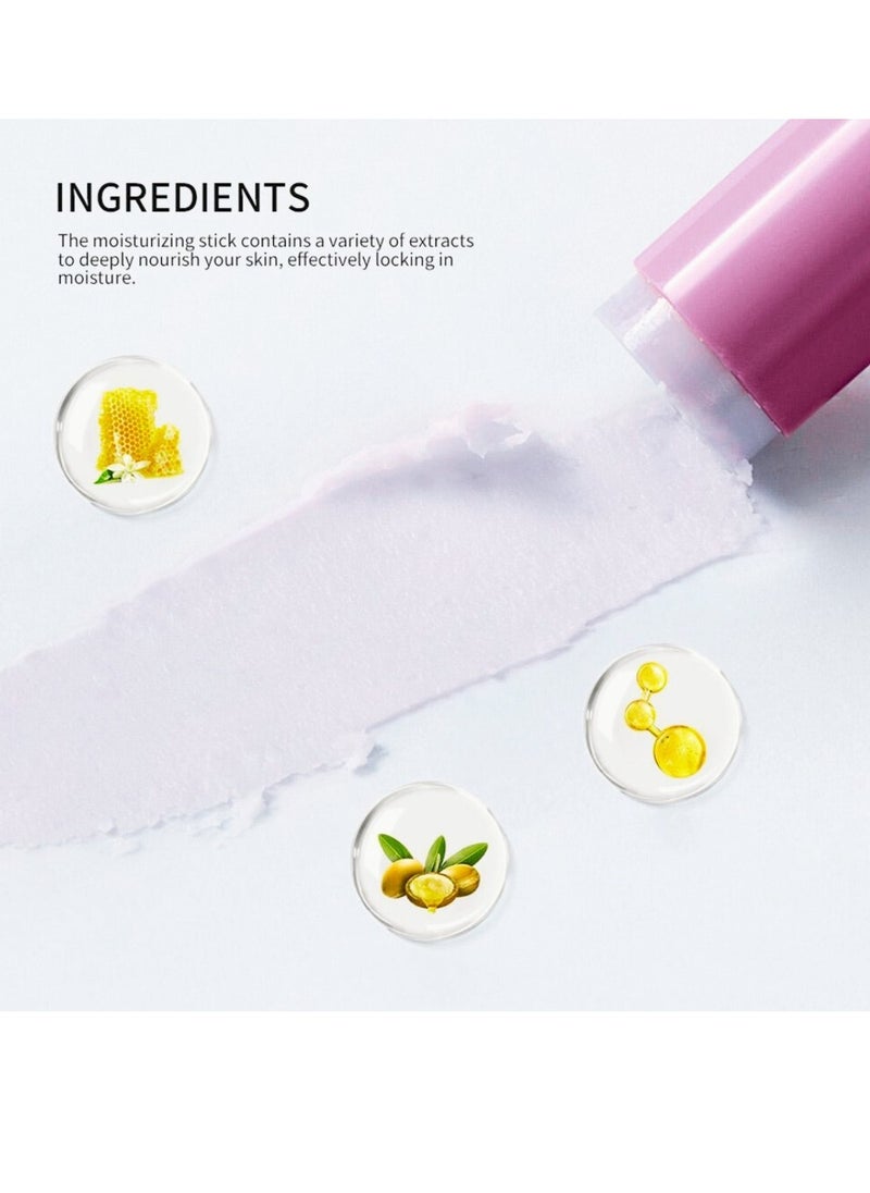 Moisturizing and Nourishing Cream Stick Multi Balm Facial Moisturizer Stick Balm Under Eye Cream Face Balm Stick for Hydrating and Smoothing Dry Skin Moisturizing Day and Night Stick