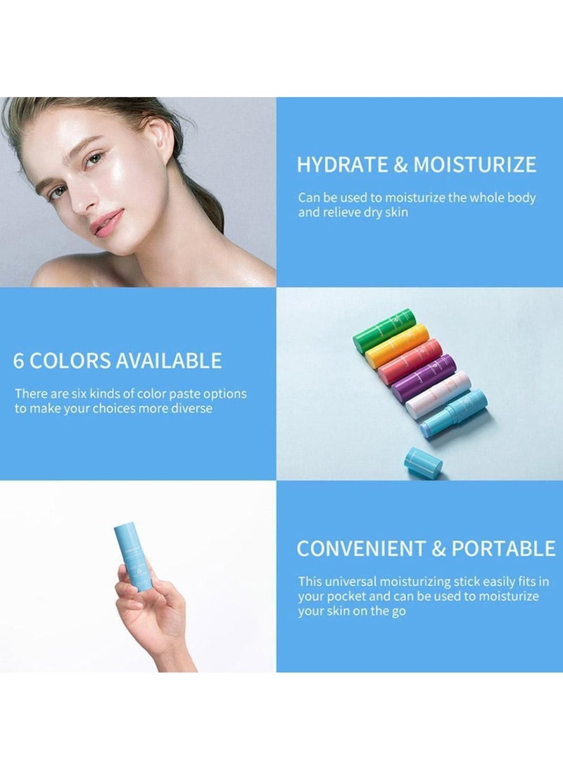 Moisturizing and Nourishing Cream Stick Multi Balm Facial Moisturizer Stick Balm Under Eye Cream Face Balm Stick for Hydrating and Smoothing Dry Skin Moisturizing Day and Night Stick