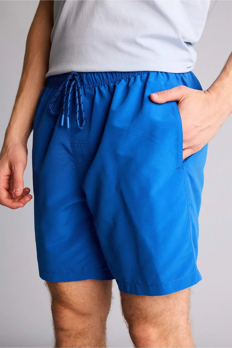 Defacto  Regular Fit Mesh Lined Knee Length Swim Shorts for Men | Best Price UAE