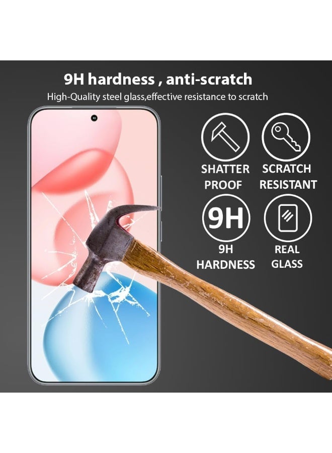 Screen protector compatible with Honor 400 Pro, tempered glass screen protector [anti-glare] [full HD coverage] [easy to install] [9H hardness] Honor 400 Pro transparent - Image 4