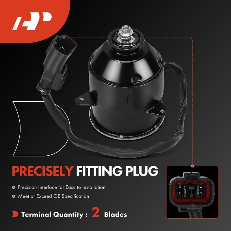 A-Premium Radiator Fan Motor for Multiple Vehicle Models - Image 2