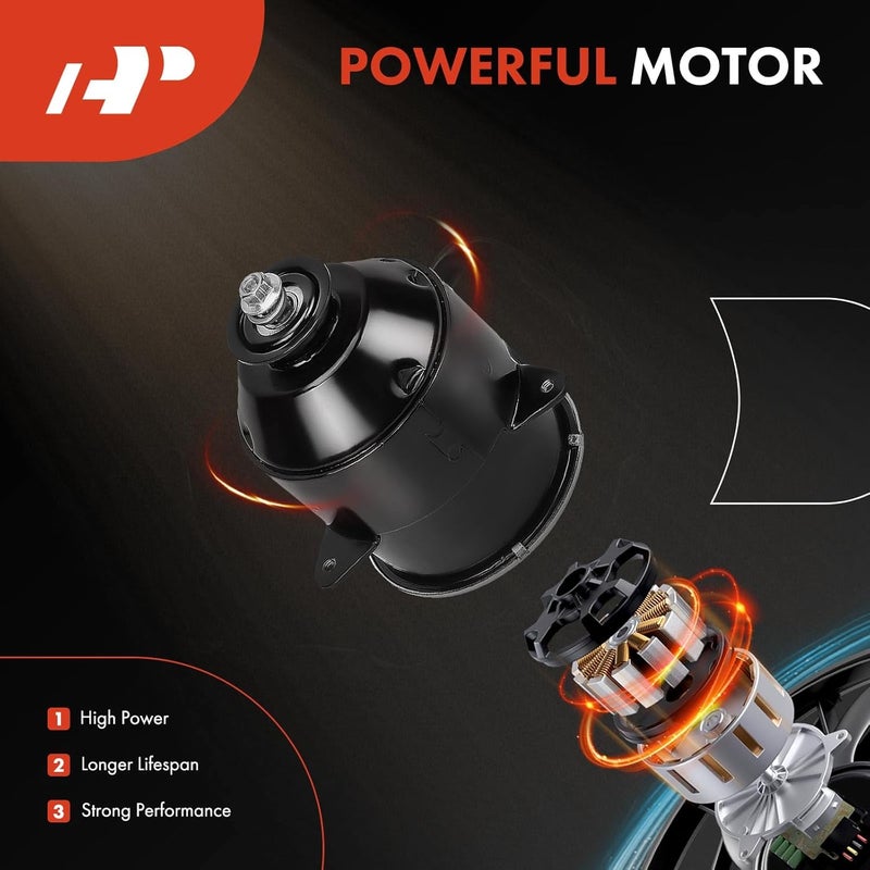 A-Premium Radiator Fan Motor for Multiple Vehicle Models - Image 3