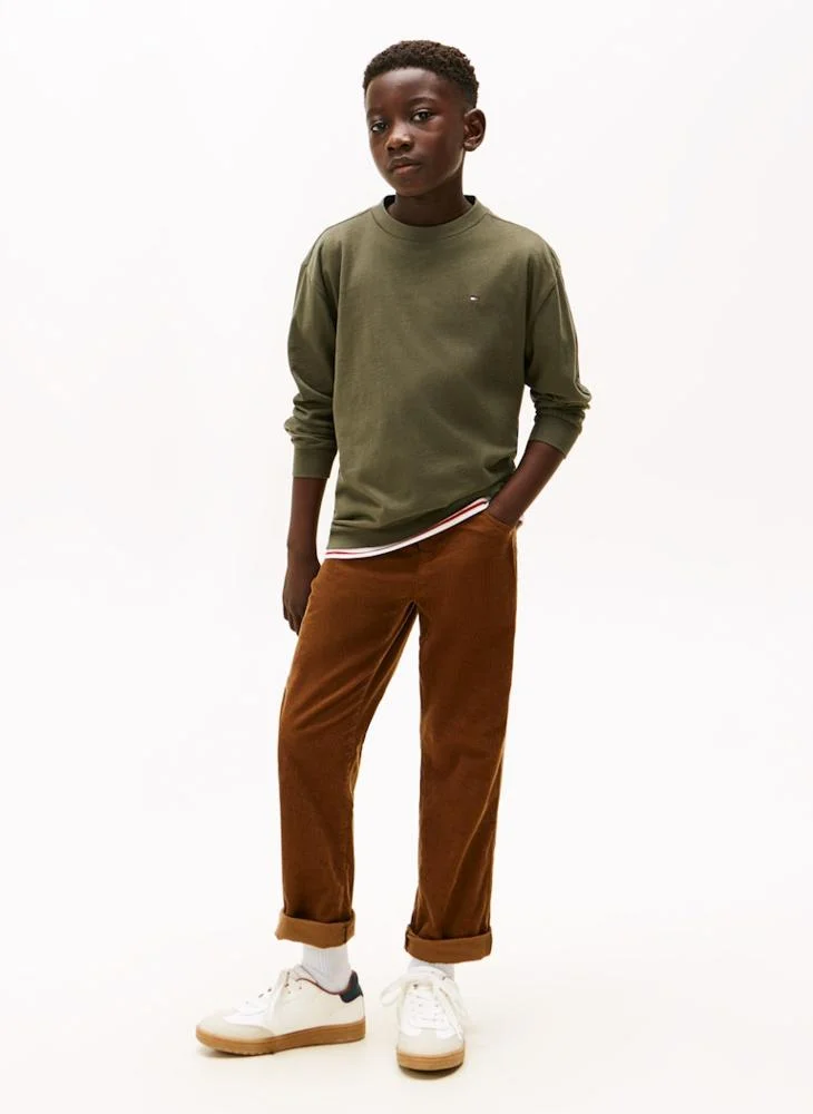 TOMMY HILFIGER Kids Essential Crew Neck T-Shirt