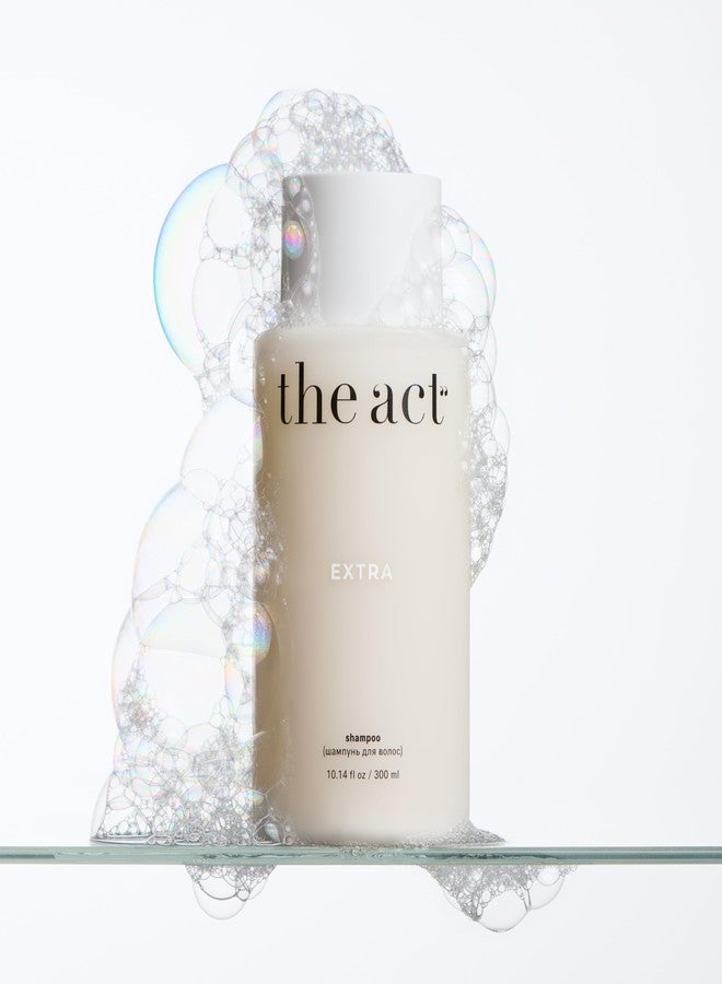 The Act Extra Hydrating Shampoo - Daily Cleansing and Moisturizing, Care for All Hair Types - Coarse Curly Dry Hairs, for Women Men, Vegan, 9.47 fl oz - Image 1