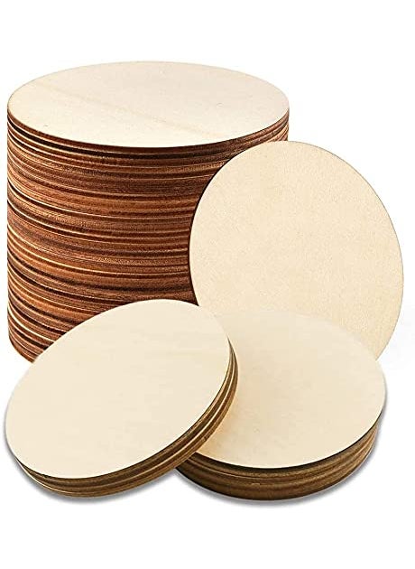 Snoogg Snoogg MDF Wood Board for Art and Craft for Resin Art Mandala Model Building Home Dcor Painting DIY Plaque Artist Painting Model Building Home Dcor Size 10 Inch Pack5  - Image 1