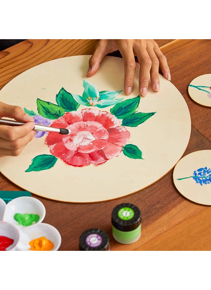 Snoogg Snoogg MDF Wood Board for Art and Craft for Resin Art Mandala Model Building Home Dcor Painting DIY Plaque Artist Painting Model Building Home Dcor Size 10 Inch Pack5  - Image 4
