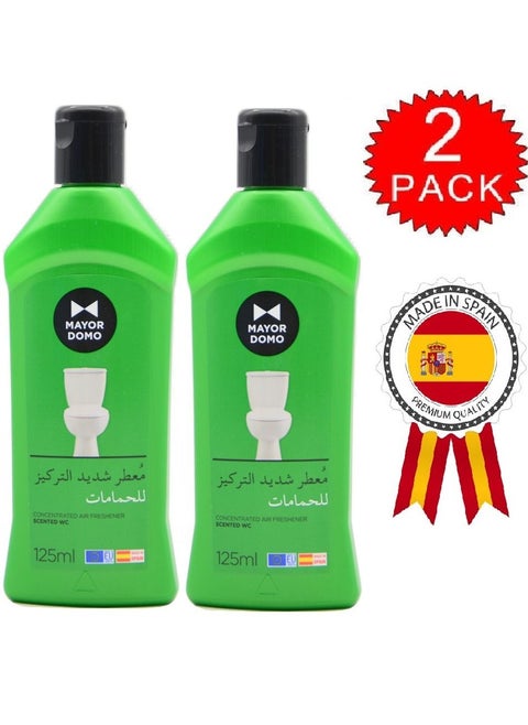 عبوتين معطر جو شديد التركيز 125 مل للحمامات وجميع أنحاء المنزل