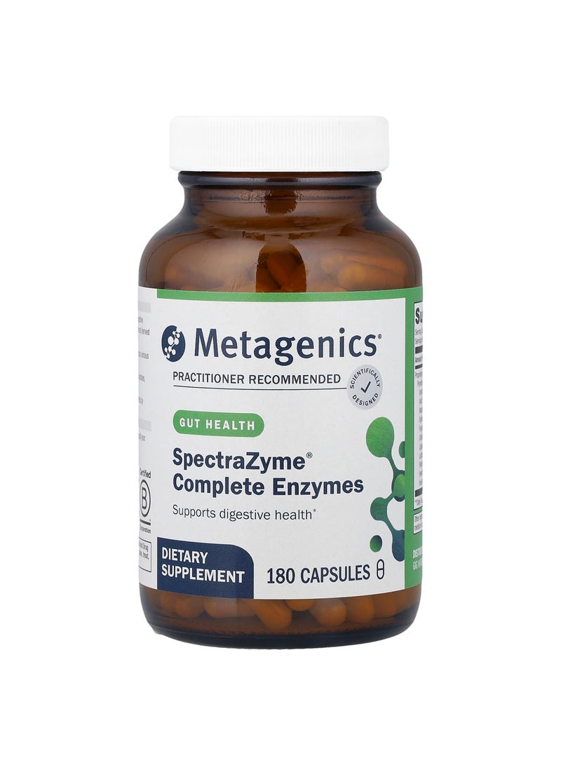 Metagenics SpectraZyme® Complete Enzymes, 180 Capsules