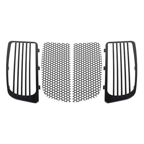 XMMT Radiator Grille Cover Lower Engine Cooler Guard Kit for Harley Touring Street Glide Electra Glide Road Glide Tri Glide Road King FLHTK FLHTKL FLTRU FLTRUSE FLHXSE 2014-2023, Black - Image 3