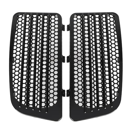 XMMT Radiator Grille Cover Lower Engine Cooler Guard Kit for Harley Touring Street Glide Electra Glide Road Glide Tri Glide Road King FLHTK FLHTKL FLTRU FLTRUSE FLHXSE 2014-2023, Black - Image 2