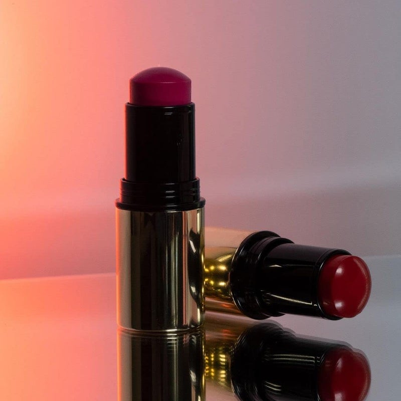 MAKE Beauty Heat Stroke Cream Blush Stick for Cheeks with Natural Hydrating Dewy Finish. Creamy Gel Blush Balm - Shade Scorched, Brick Red Cheek Tint - Image 2