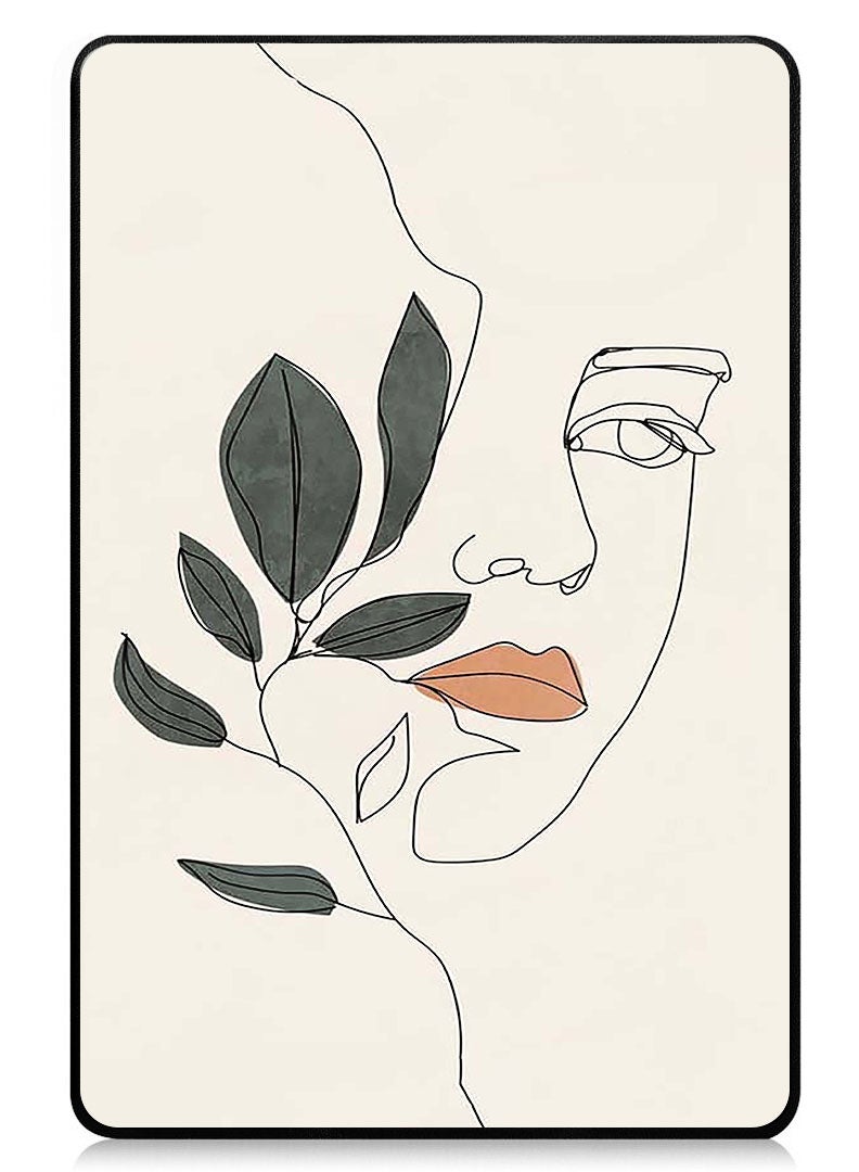 Theodor Protective Flip Case For Xiaomi Pad 7 & Xiaomi Pad 7 Pro With Trifold Stand Auto Wake Sleep Shockproof Cover - Girl Art - Image 1