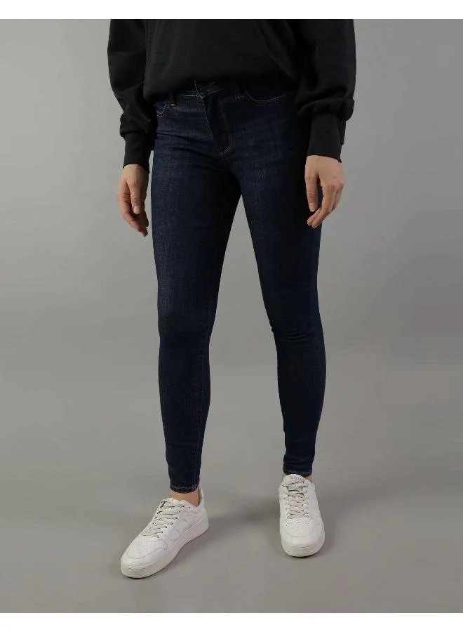 امريكان ايجل High Waist Distressed Jeggings